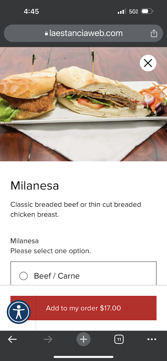 La Estancia Argentina Menu - Image 6